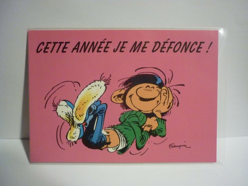 Carte postale gaston lagaffe - carte,