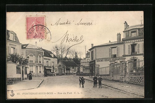 Cpa fontenay sous bois rue - cpa, du