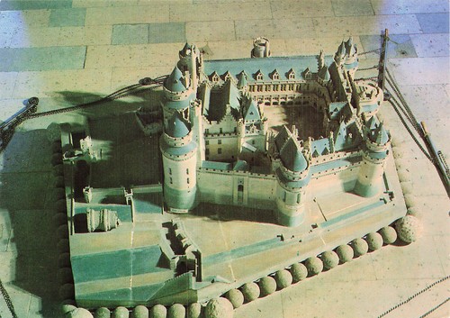 Pierrefonds maquette du - maquette,