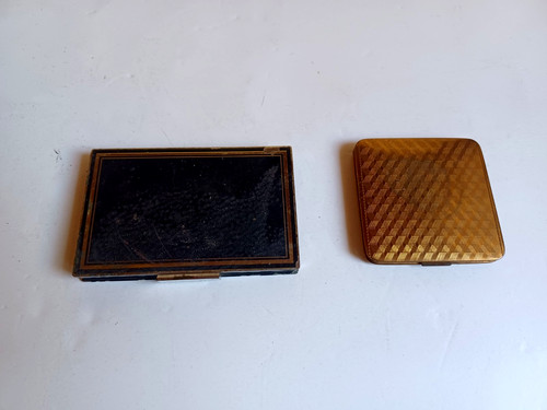 Lot poudriers anciens - lot,