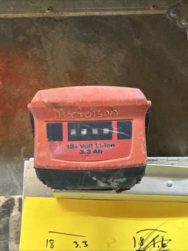 Hilti used b18 amp - used, 3.3
