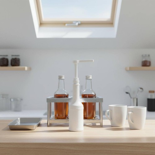 Support bouteilles sirop - support,
