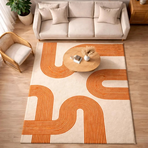 Tapis géométrique arc - tapis,