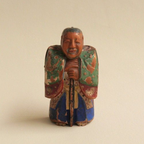 Okimono bois laqué - okimono,