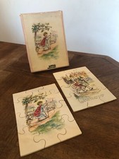 2 PUZZLES EN BOIS " JOUETS