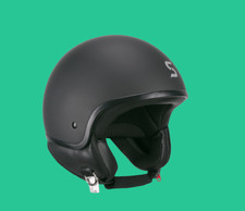 Casque Demi-Jet Noir Mat Taille M
