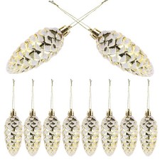  10 Pcs Pomme De Pin Noel En