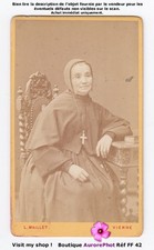 RELIGIEUSE, SOEUR, NONNE EN POSE, CDV MAILLET à VIENNE, RELIGION -FF42