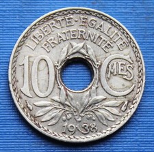 Monnaie fautée : 10 Centimes