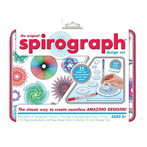 Spirograph tin box set - spirograph,