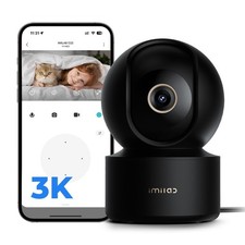 C22 Cámara de Interior - 3K UHD WiFi 6 Cámara avec PTZ 360°, caméra bébé/Anim...