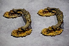 Paire de poignée porte ou piano en bronze?? laiton, à faire briller ou pas