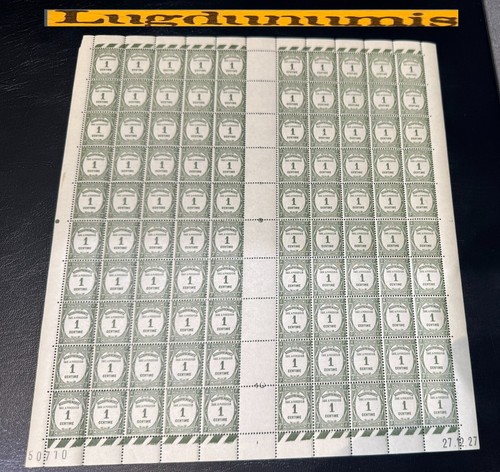 Planche timbre taxe 55 100 - planche,
