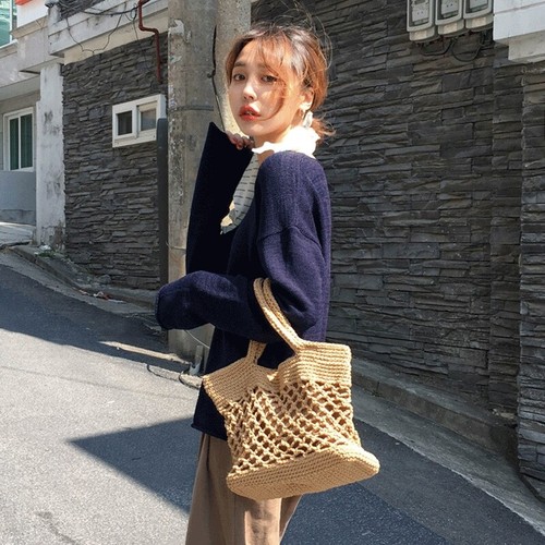 Femme paille sac - femme, main