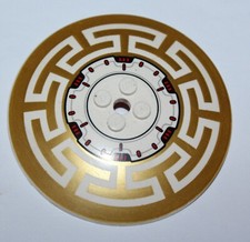 Lego Ninjago White Dish 8 x 8 Inverted ref 3961pb04 set 70505 Temple of Light