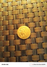 Très Rare et Ancienne 2.5 Dollars USD Tête Indian OR 1910 / 4.18 Gram / 22 Carat