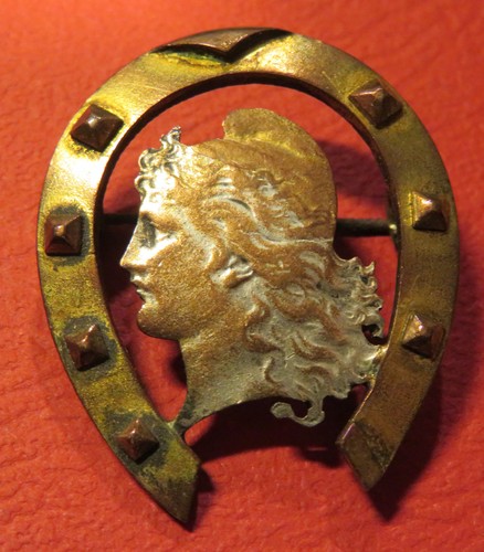 Broche fer cheval - fer,