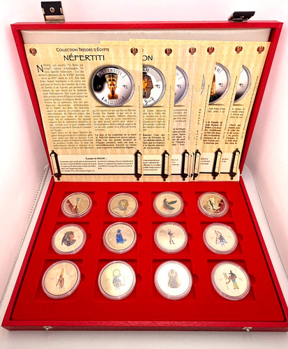 France coffret 12 médailles - france,