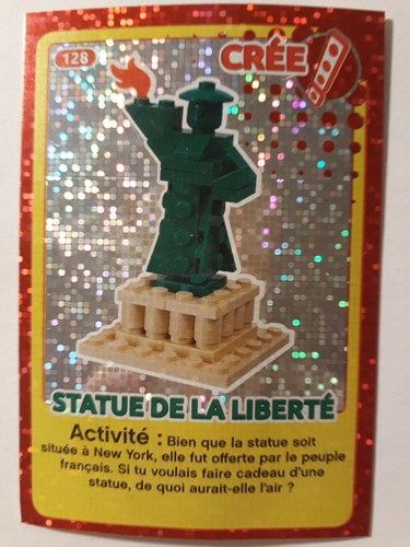 Carte lego crée ton - ton, monde