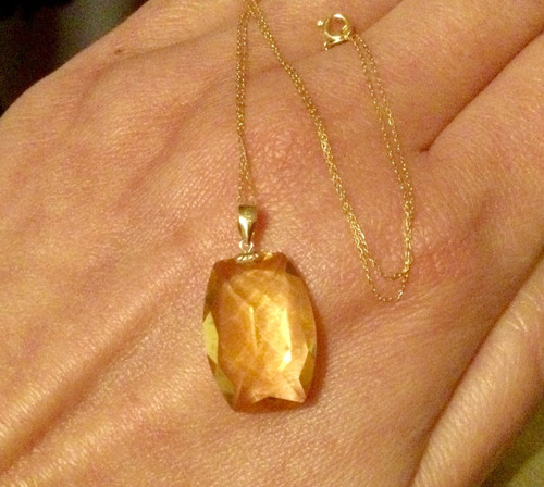 Jaune carats collier - or,