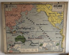 Carte Affiche scolaire Vidal