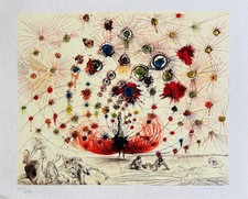 Salvador Dali Litographie COA