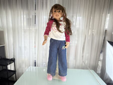 Poupée d'artiste poupée Monika Levenig poupée en vinyle 100 cm. Bon état