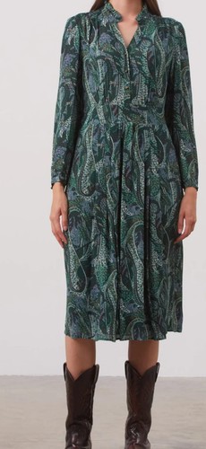 Robe longue crêpe - en,