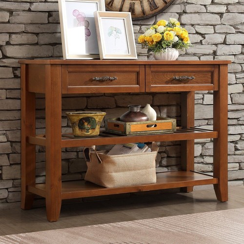Console sofa table - console, wood