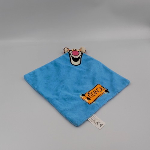 Doudou plat tigrou bleu disney - doudou,