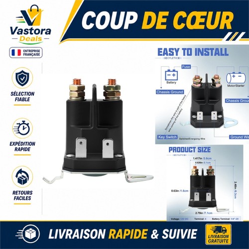 Relais solénoïde 12v - de,