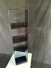 Petite étagère en plexiglas bleuté Années 70 Circa