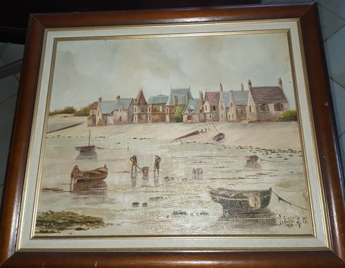 Tableau toile marine blonville - marine,