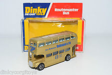 DINKY TOYS 289 ROUTEMASTER BUS THOLLEMBEEK 50 GOLD MINT BOXED PROMO RARE