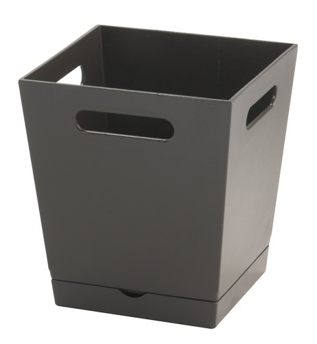 Pot fleur carré anthracite - pot,