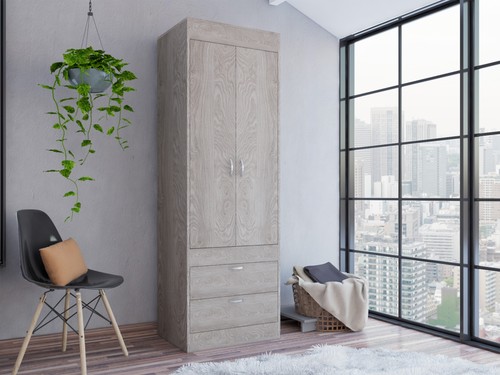 Light gray armoire cabinet 2 - light,