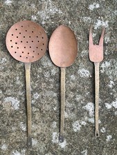 Ustensiles De Cuisine Ancien En Cuivre 