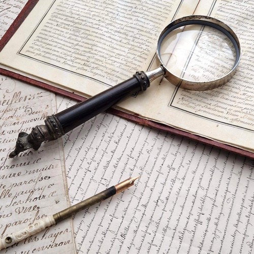 Grande loupe manche en - loupe,