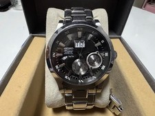 Montre automatique Seiko Premier Kinetic Perpetual en acier inoxydable