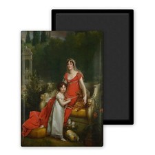 Elisa Bonaparte et sa fille-François Gerard-Magnet Frigo 54x78mm