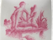 Boite porcelaine chine Qing Ange Old ceramic box chinese cherubs XIX