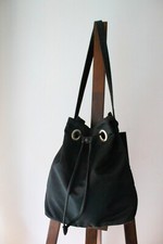 Dior sac seau en cuir et soie
