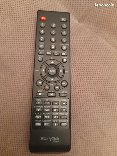 Télécommande pour storydisk