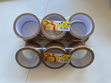 Lot 3 rouleaux scotch marron