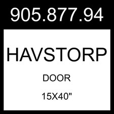 IKEA HAVSTORP Door Light Gray