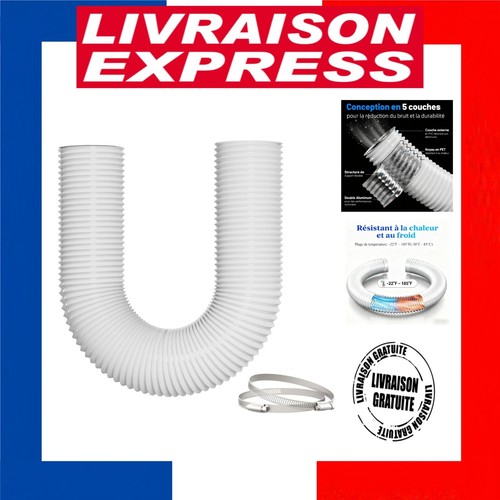 Tuyau évacuation flexible - d'évacuation,