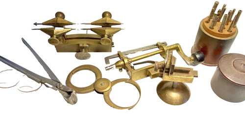 Lot outils horloger antique - 6,