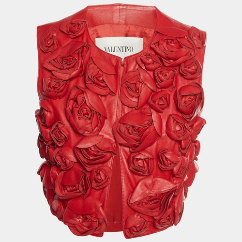 Veste courte valentino cuir - courte, en