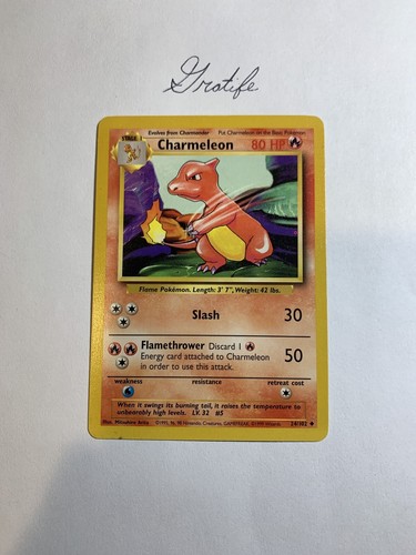 Pokemon tcg charmeleon base - tcg:, charmeleon,
