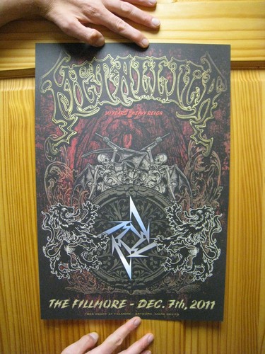 Affiche metallica décembre - metallica, 7